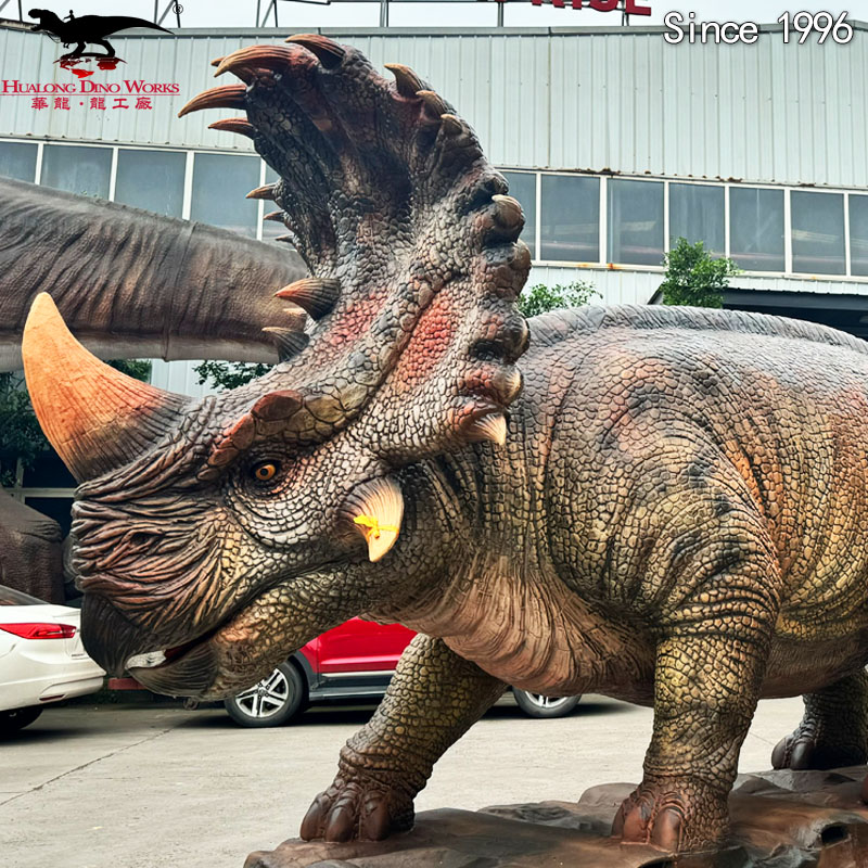Buy Custom Life-Size Centrosaurus Animatronic Model - Weatherproof Outdoor Exhibit for Theme Parks (Factory Direct) Manufacturers, Factories