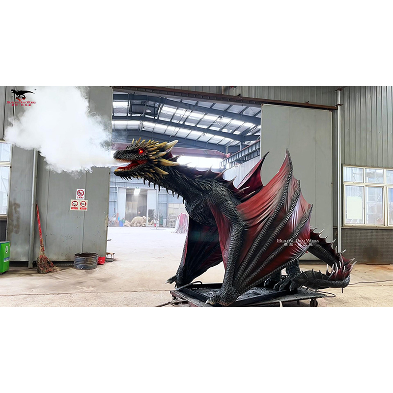 High-Quality Life Size Custom Electric Simulation Dinosaur Flying Dragon Models Diorama for Outdoor Park & Indoor with CE Certificate Supplier, Factory