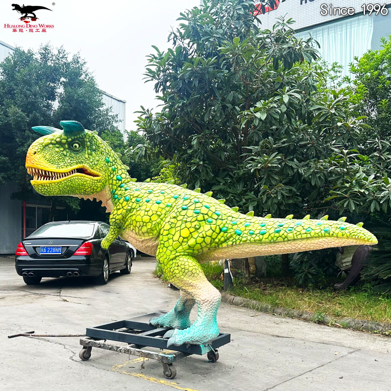Buy Robot Dinosaur Animatronic Animals for Sale Custom Carnotaurus Model High-Quality Foam Weatherproof Theme Park Outdoor Exhibit with CE Certificate Manufacturers, Factory
