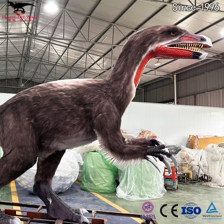 High-Quality Realistic Dinosaur Life Size Dinosaur Beipiaosaurus for Outdoor Decoration Suppliers, Factory