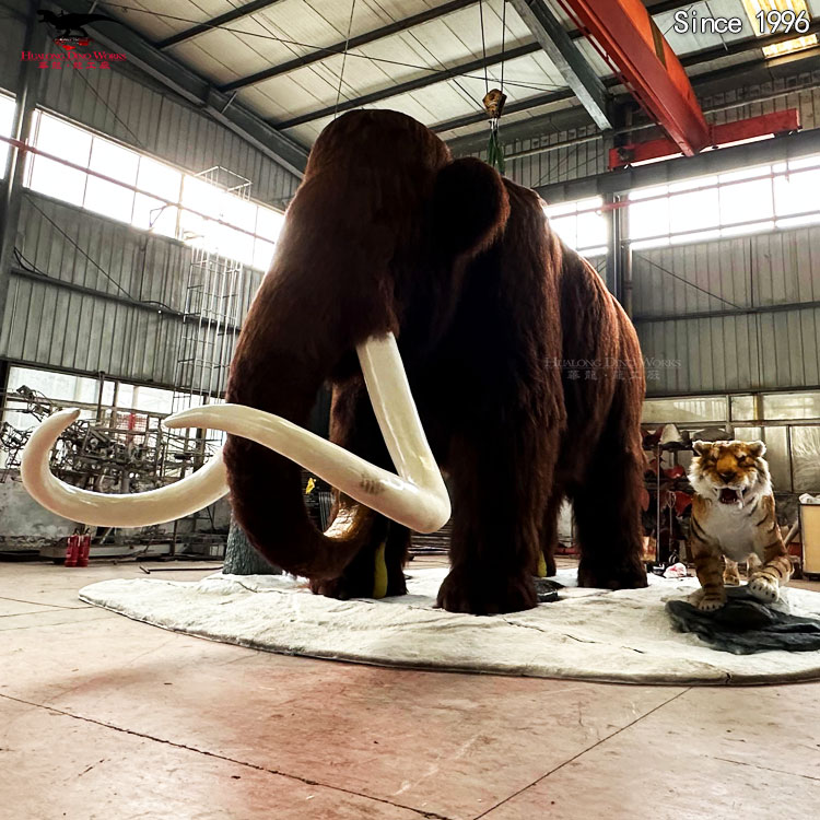 Animatronic Mammoth Structure Detail