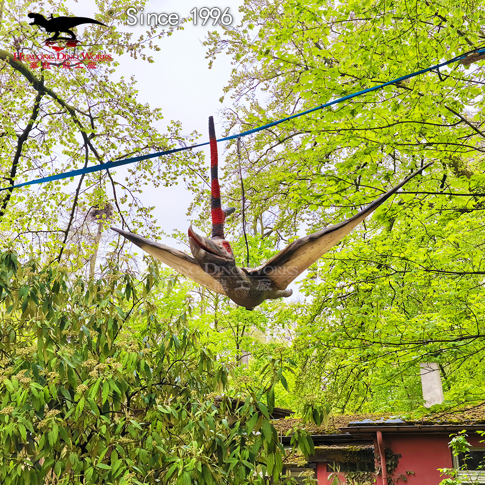 Buy Custom Realistic Pterosaur Animatronic Dinosaur Model Large Pterodactyl Restoration Complete Solution for Dinosaur Parks Museums & Science Tours Suppliers, Factories