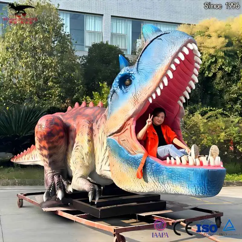 Interactive entertainment creative animatronic dinosaurs