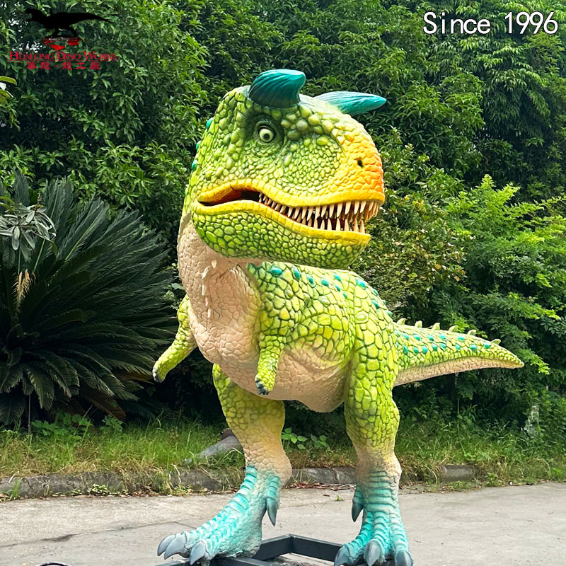 Buy Robot Dinosaur Animatronic Animals for Sale Custom Carnotaurus Model High-Quality Foam Weatherproof Theme Park Outdoor Exhibit with CE Certificate Manufacturers, Factory