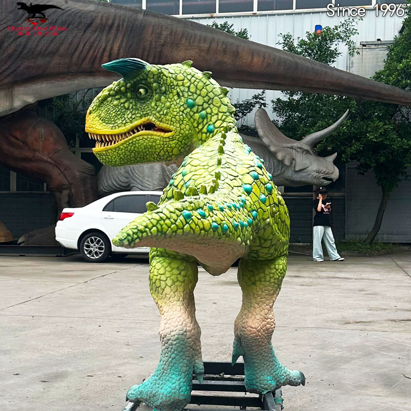Buy Robot Dinosaur Animatronic Animals for Sale Custom Carnotaurus Model High-Quality Foam Weatherproof Theme Park Outdoor Exhibit with CE Certificate Manufacturers, Factory