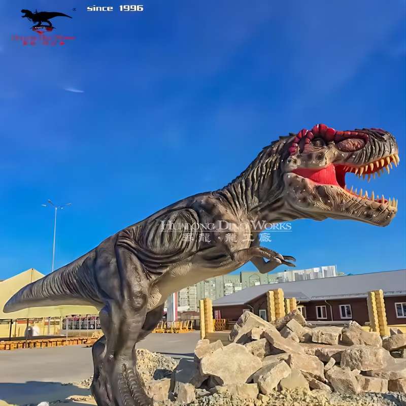 High-Quality Animatronic T-Rex Aggressive Dinosaur in Amusement Park  Manufacturers, Factories