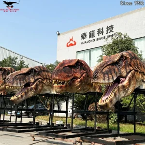Buy Animatronic Dinosaur Head Display Hualong Technology for Theme Park Museum Interactive Exhibit Supplier, Factories