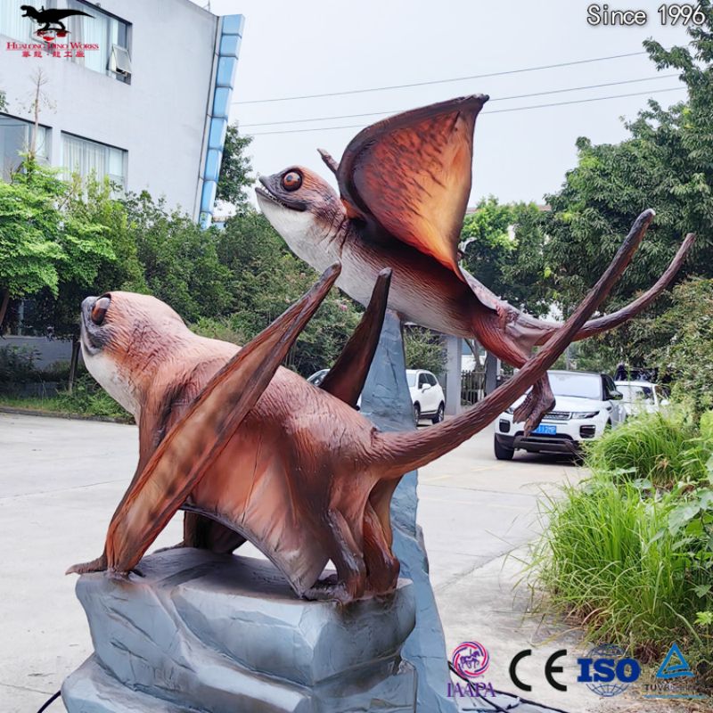 High-Quality Realistic Animatronic Sinomacrops Standing On The Rockery In Jurassic Park Manufacturer, Suppliers