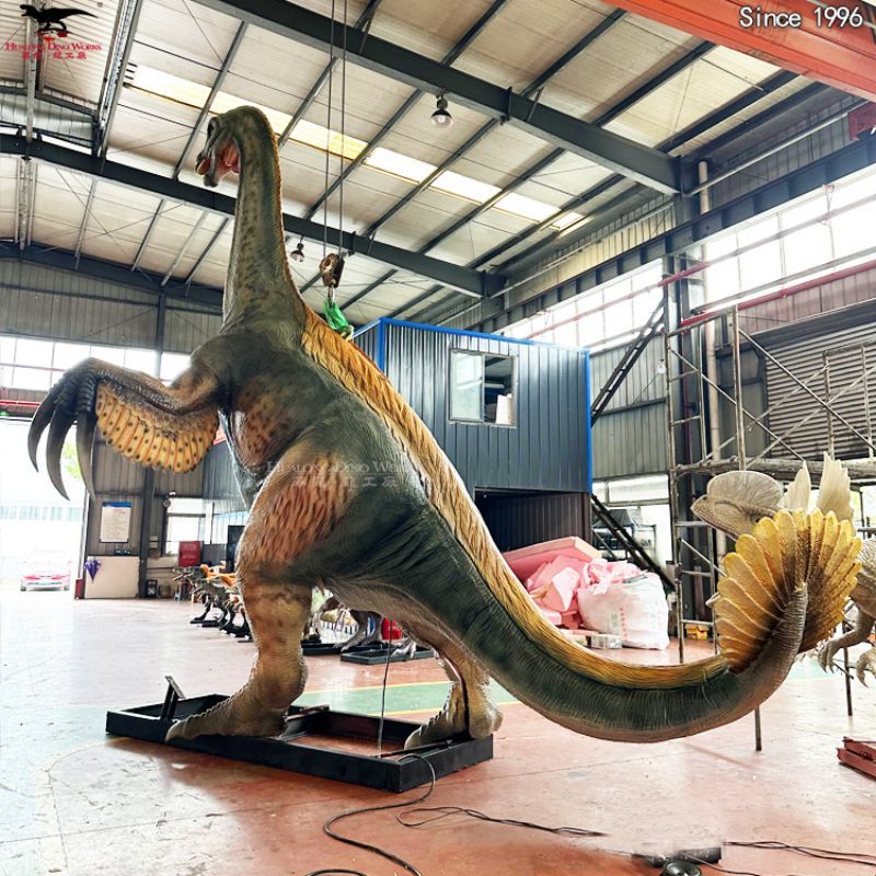Buy Animatronic Robotic Therizinosauria For Dinosaur Theme Park On Sale Suppliers, Factories