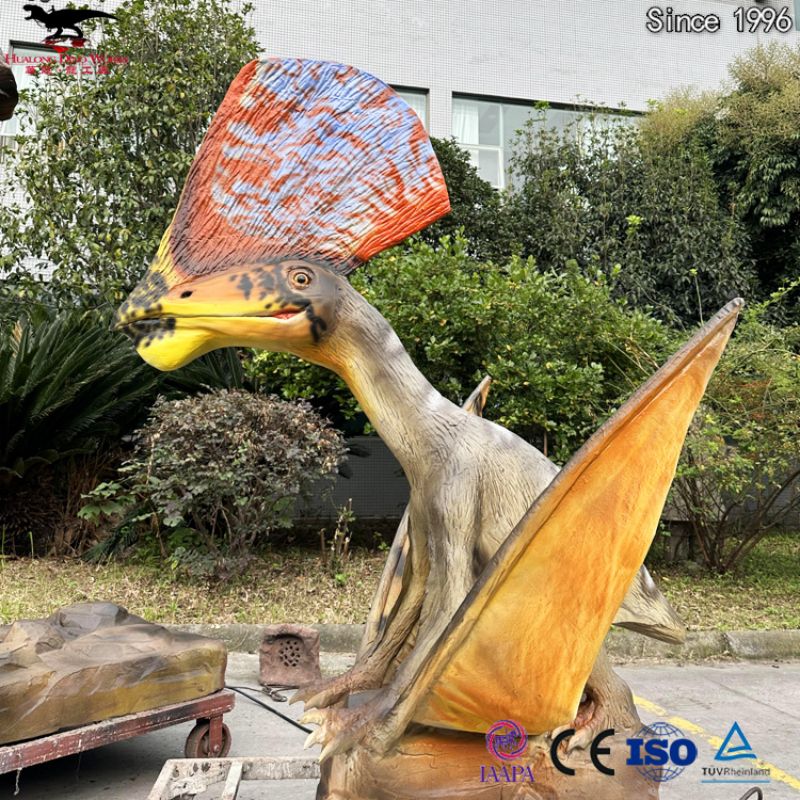 Buy Vivid Animatronic Raynopterus Standing On The Tree In Amusement Park Manufacturer, Manufacturers
