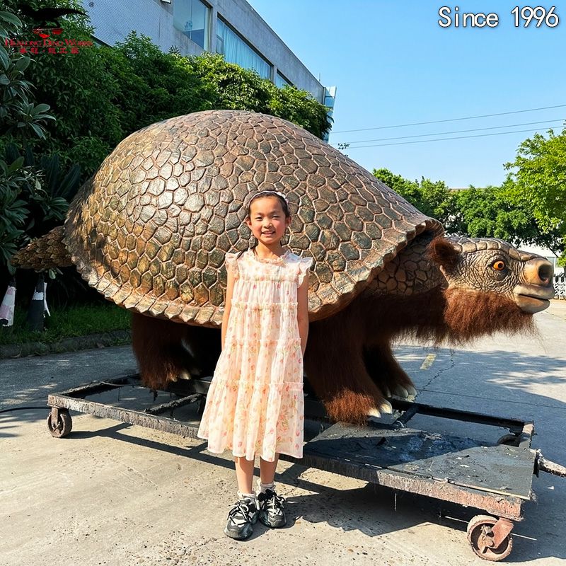 Buy Animatronic Glyptodon Hualong Technology for Natural History Display Simulated Animal Model Supplier, Suppliers