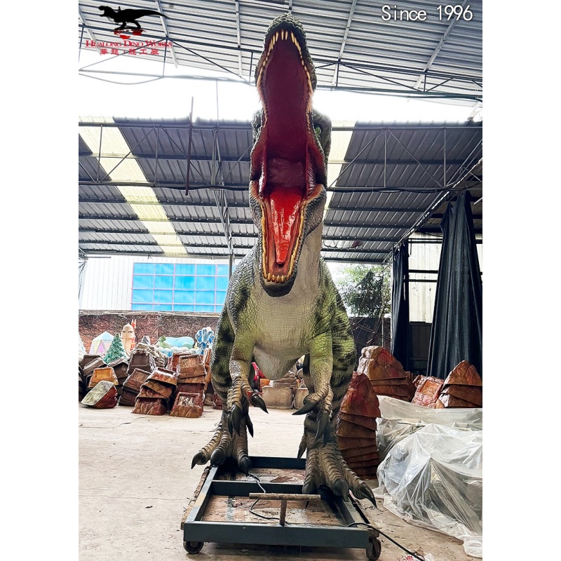 High-Quality Custom Baryonyx Model High-Quality Foam Weatherproof & Moisture-Proof Fish-Eating Dinosaur Simulation Sculpture for Theme Park Outdoor Exhibit Factory Direct Manufacturers, Supplier