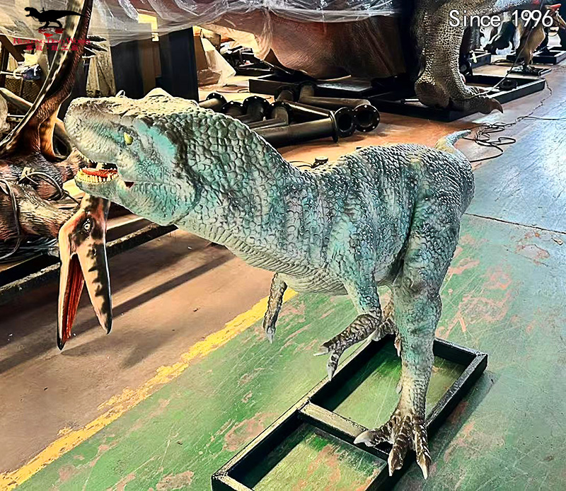 Buy Custom Allosaurus Model Animatronic Dinosaur Weatherproof Foam Jurassic Predator for Theme Parks & Museums CE Manufacturers, Suppliers