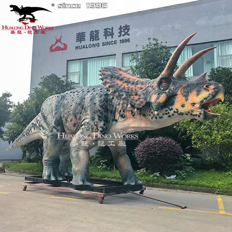 Animatronic Triceratops Model