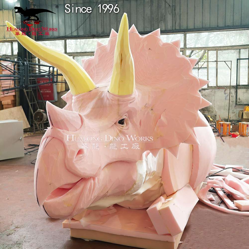 Animatronic Triceratops Model