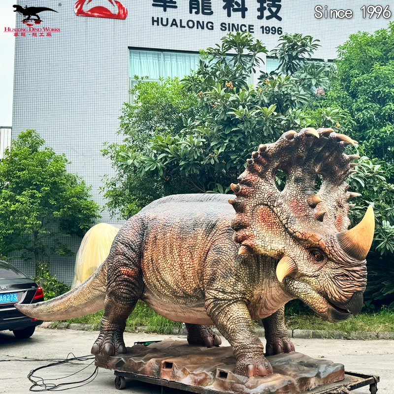Buy Custom Life-Size Centrosaurus Animatronic Model - Weatherproof Outdoor Exhibit for Theme Parks (Factory Direct) Manufacturers, Factories