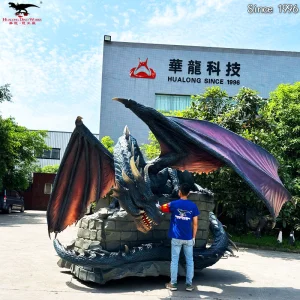 High-Quality High-Tech Animatronic Dinosaur for Museum Exhibition