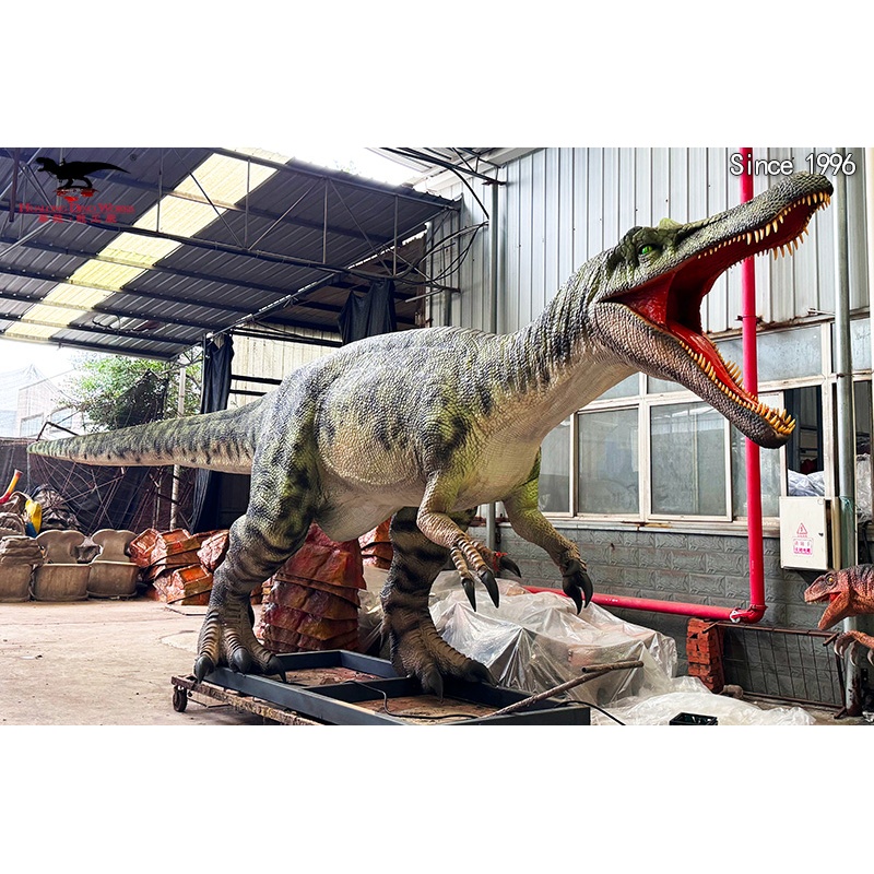 High-Quality Custom Baryonyx Model High-Quality Foam Weatherproof & Moisture-Proof Fish-Eating Dinosaur Simulation Sculpture for Theme Park Outdoor Exhibit Factory Direct Manufacturers, Supplier