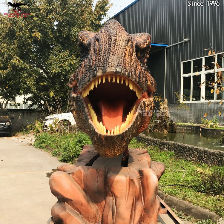 Animatronic Dinosaur Teeth and Jaw Detail