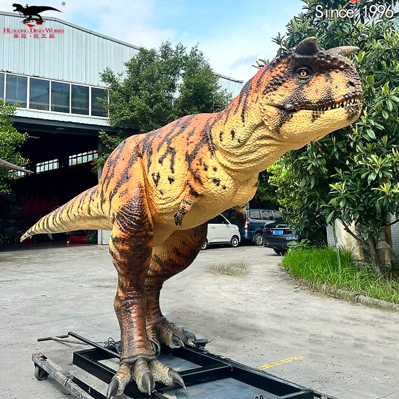 Buy Animatronic Dinosaur Exhibit Servo Motor Driven Carnotaurus Dinosaur Model - for Theme Park, Museum, Shopping Window Display and Decoration - Custom Animatronic Dinosaur Factory, Factories