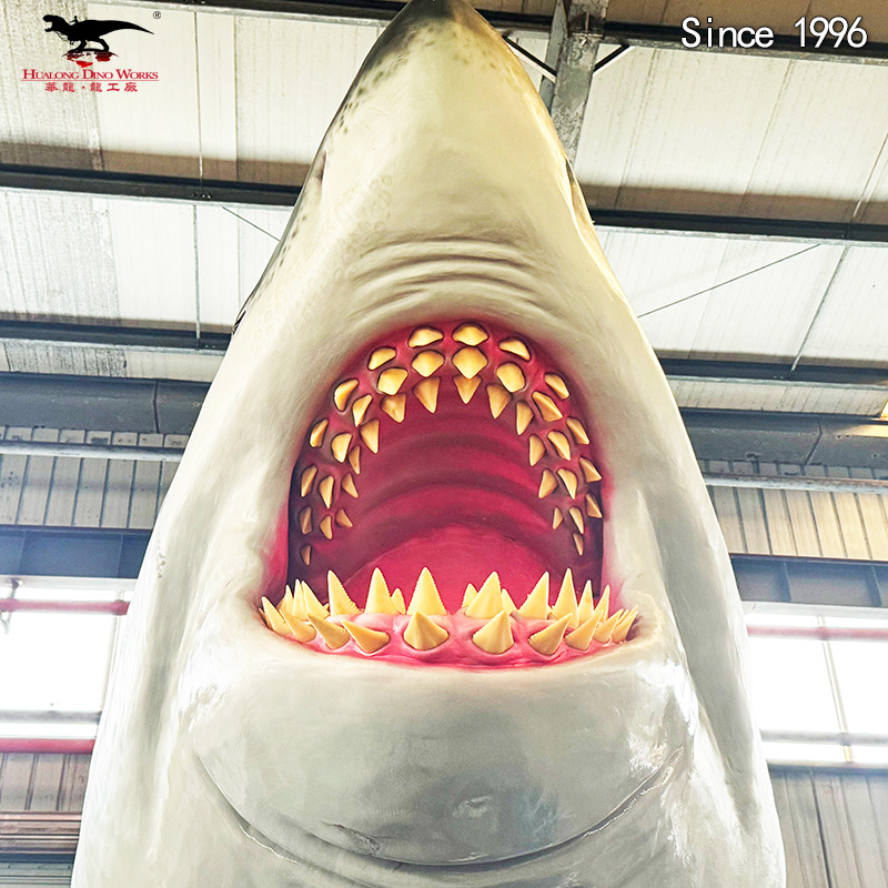 Buy Megalodon Sports Event Crossover Model Giant Shark Football Culture Theme Park Interactive Sculpture Outdoor Weatherproof Customization CE Certified Manufacturer, Factory