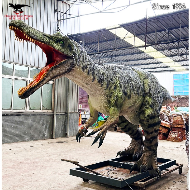 High-Quality Custom Baryonyx Model High-Quality Foam Weatherproof & Moisture-Proof Fish-Eating Dinosaur Simulation Sculpture for Theme Park Outdoor Exhibit Factory Direct Manufacturers, Supplier
