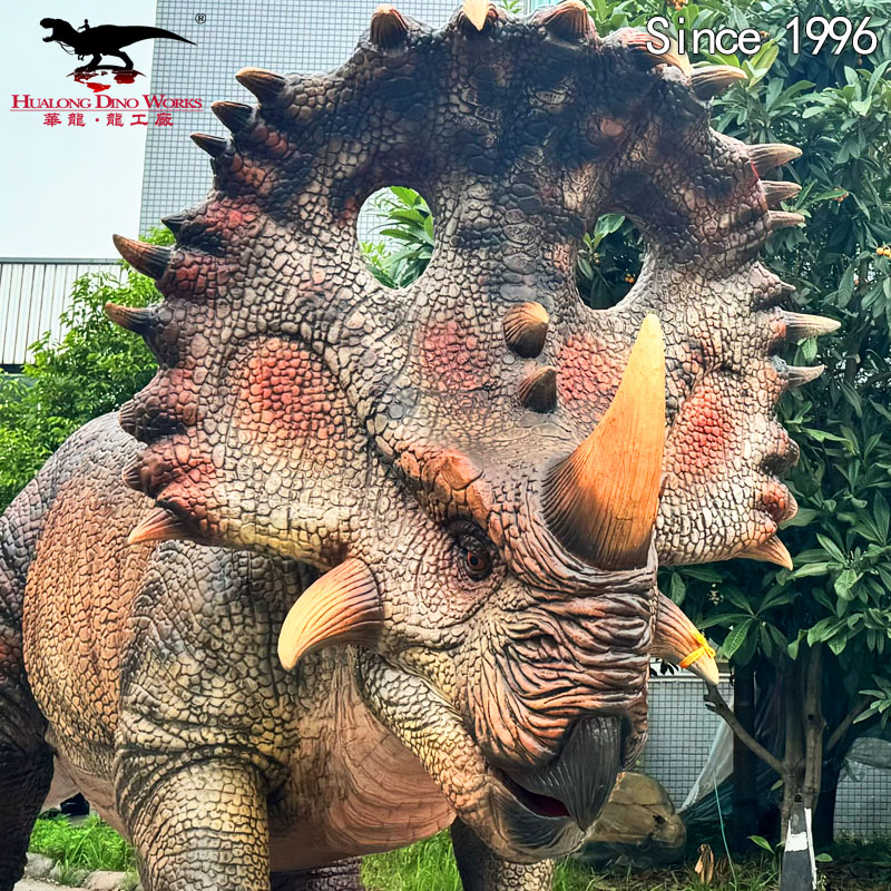 Buy Custom Life-Size Centrosaurus Animatronic Model - Weatherproof Outdoor Exhibit for Theme Parks (Factory Direct) Manufacturers, Factories