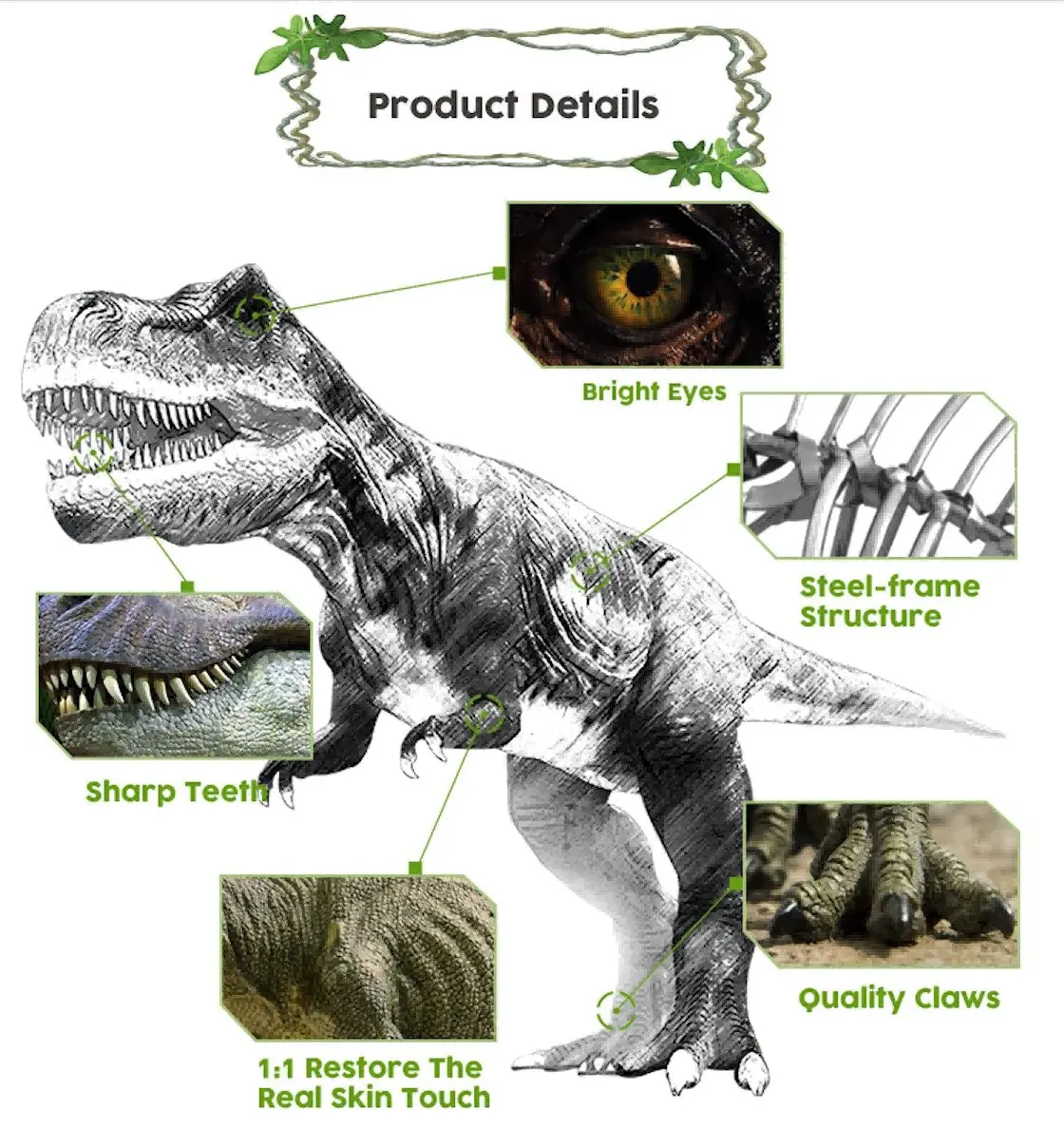 Carcharodontosaurus Head and Claw Motor System
