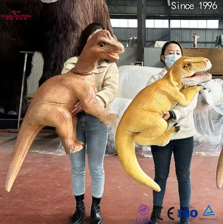 High-Quality Wholesale Dinosaur Hand Puppets - Realistic Animatronic Design with Movable Jaw & Roaring Sound, Perfect for Kids Educational Play/Themed Shows (OEM Available) Manufacturers, Suppliers