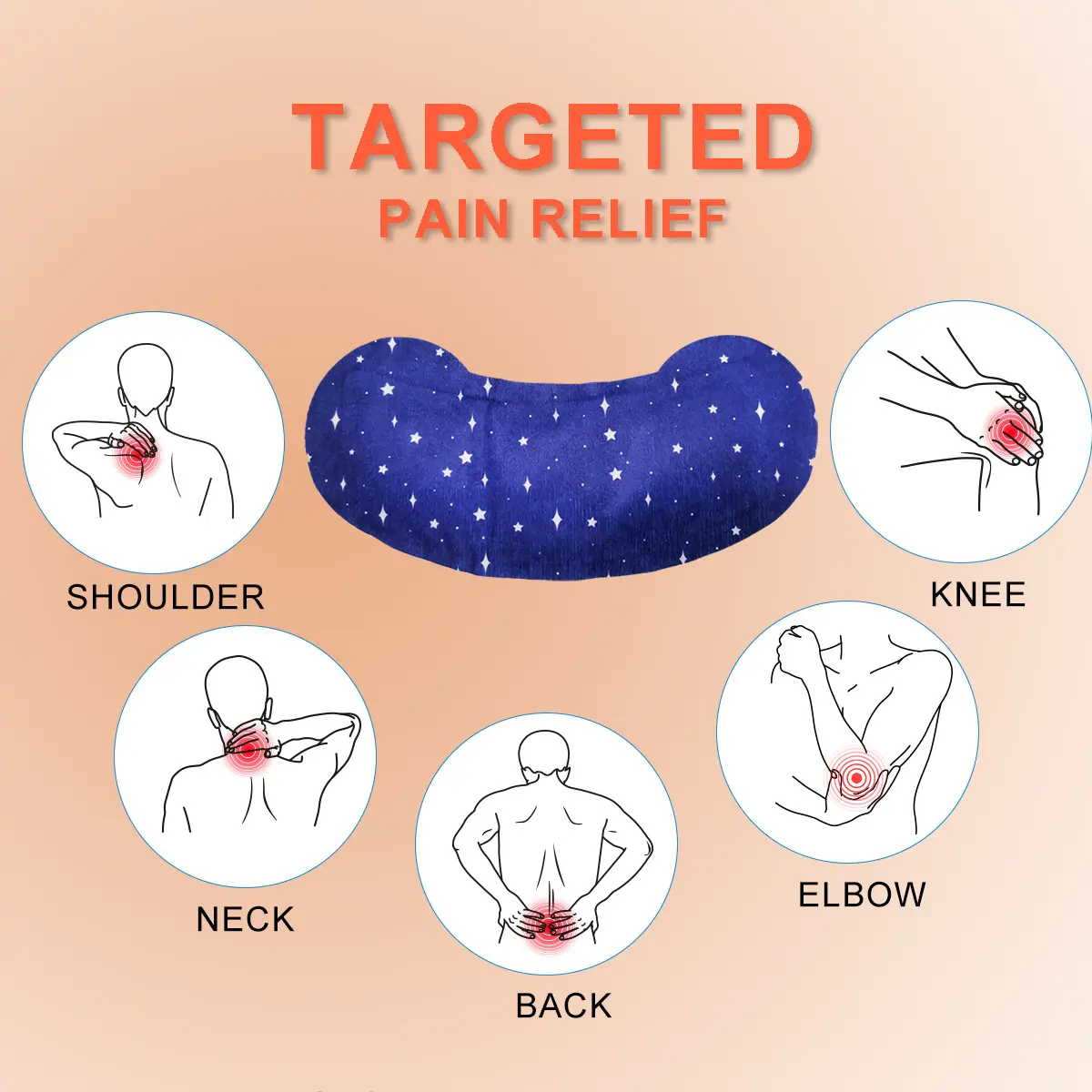 Custom OEM/ODM disposable pain relief body warmer multifunctional heat therapy patches for knee back pain relief Suppliers, Factories