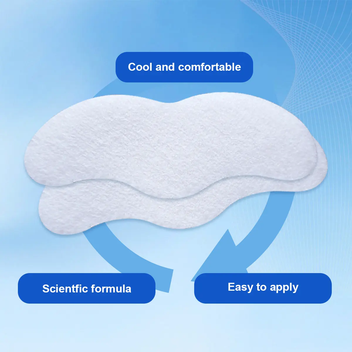 Wholesale New Arrival Nasal Nose Hydrogel Gel Cooling Patches Strips for Breathing Supplier, Manufacturers