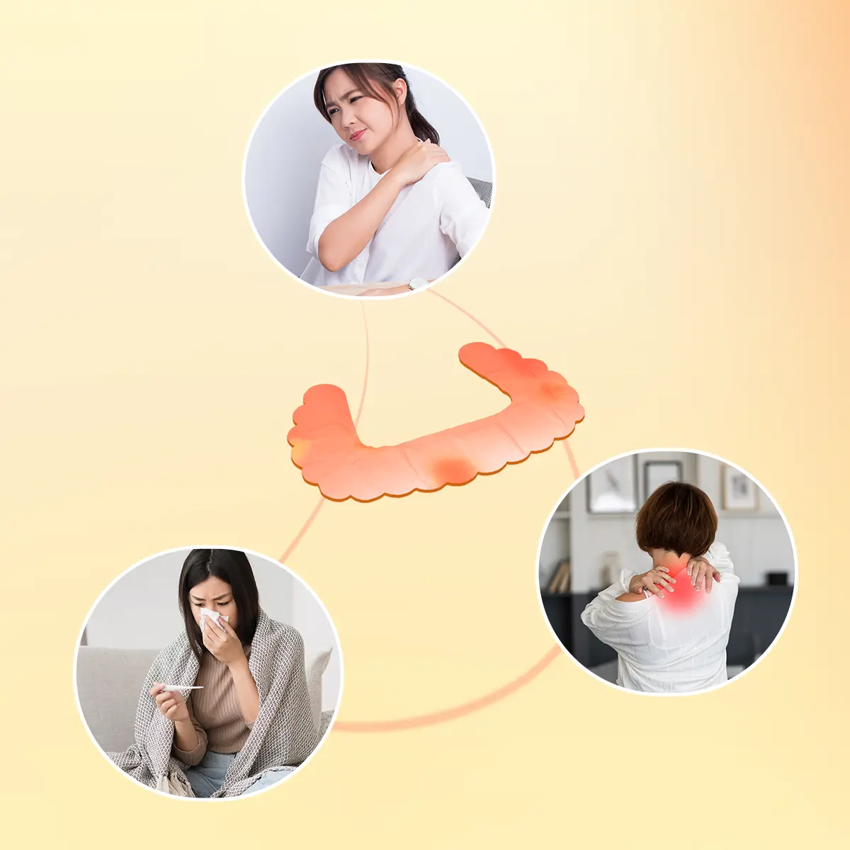 Private label pain relief heat patch neck shoulder heat wraps