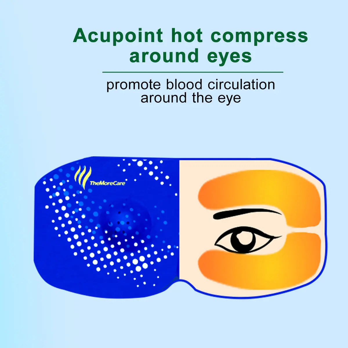 Private Label 3D microporous steam compresses Self Heating Steam Eye Mask for eye muscle exercise Supplier, Factories