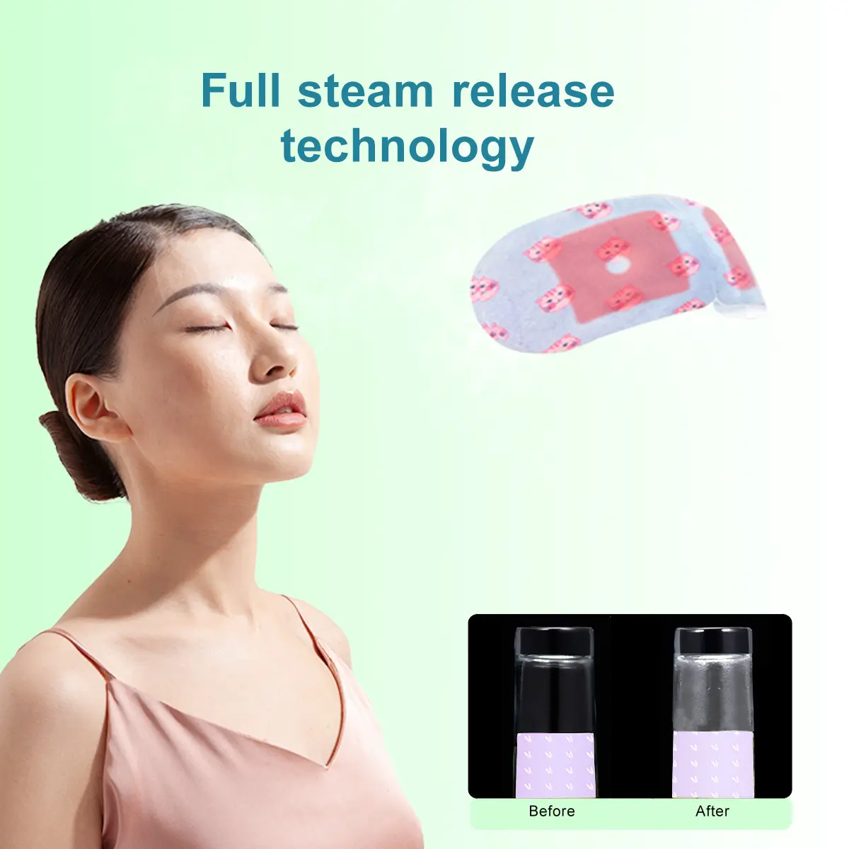 Wholesale Instant Warm Compresses Self Heating Steam Warming Eye Mask for Eye Dryness Suppliers, Factory