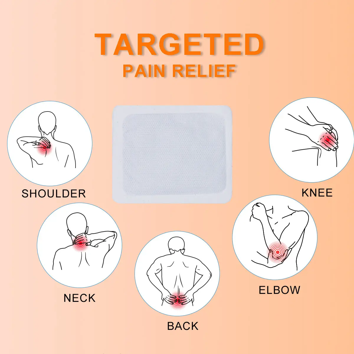 Wholesale Disposable air-activated period heating pads adhesive heat therapy patches for menstrual cramps stiffness Manufacturer, Suppliers