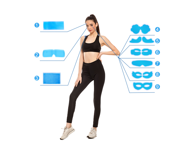Fuqin Health body cooling product range — fever patch, gel eye patch, cooling care