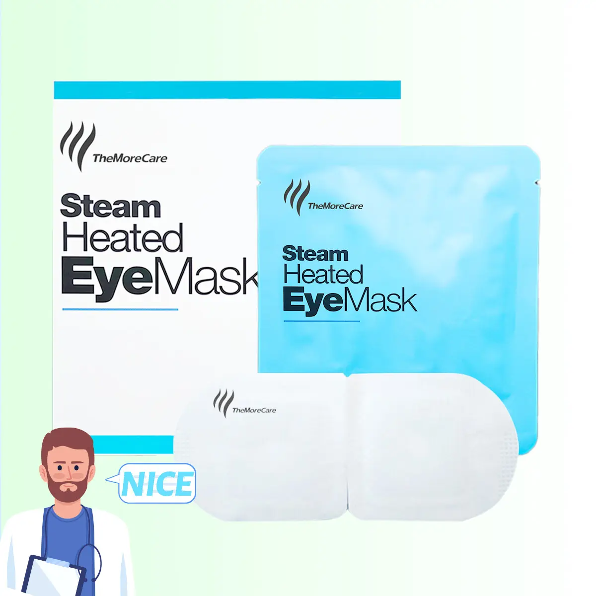 Wholesale Instant Warm Compresses Self Heating Steam Warming Eye Mask for Eye Dryness Suppliers, Factory