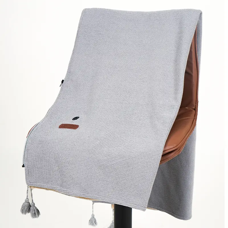 Wholesale USB 5v low voltage far infrared therapy graphene electric heating blanket shawl Suppliers, Factory