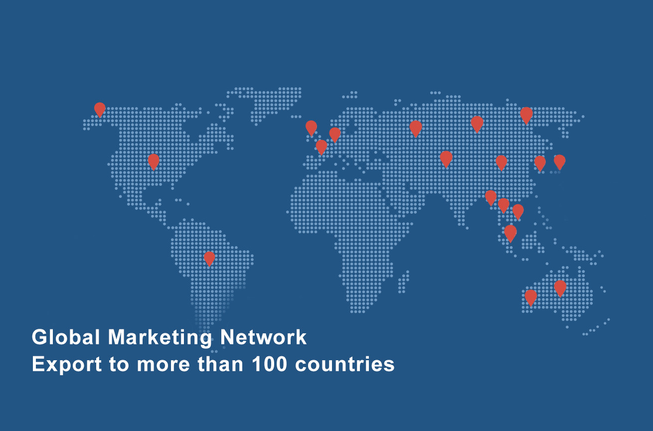 Fuqin Health global marketing network world map