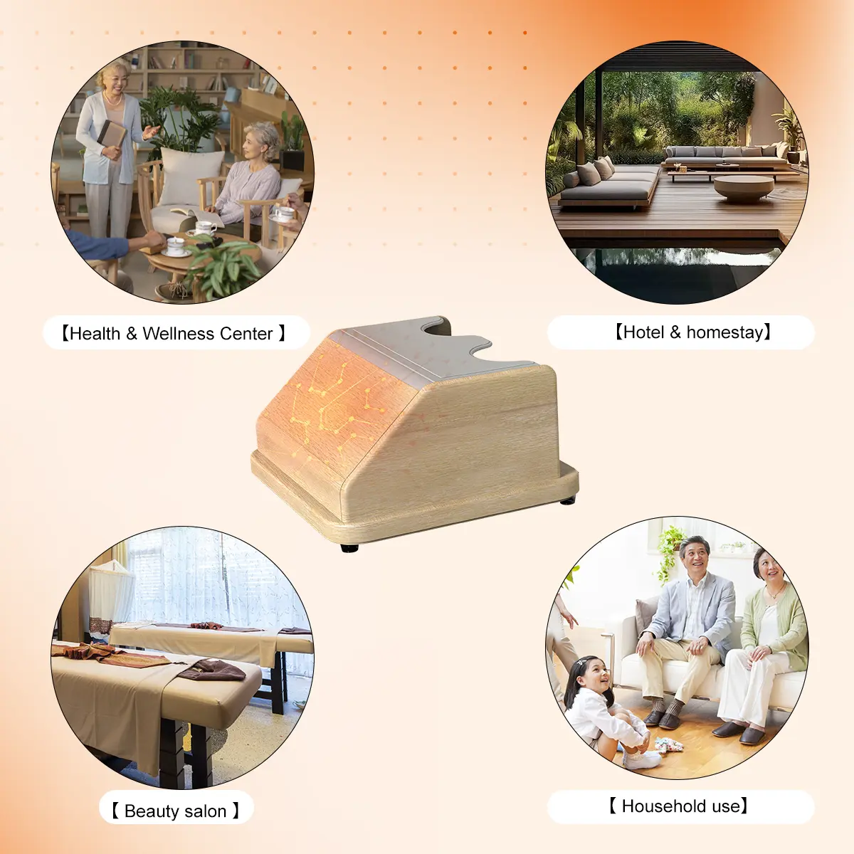 Private Label Graphene Far Infrared Heat Therapy Foot Energy Meter Manufacturer, Factory