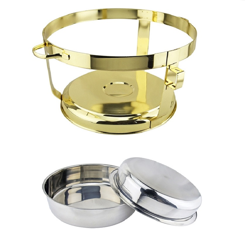 High-Grade Stainless Steel Buffet Dish Dining Stove for Hotel Wedding