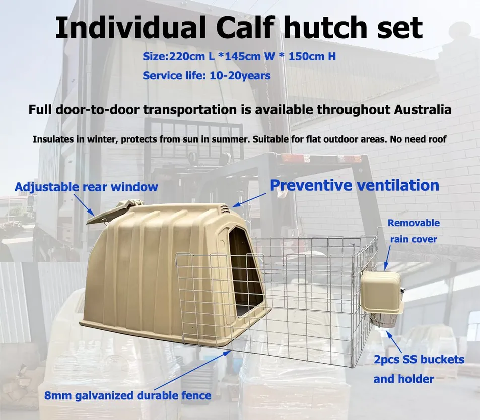 Calf Hutch Side View