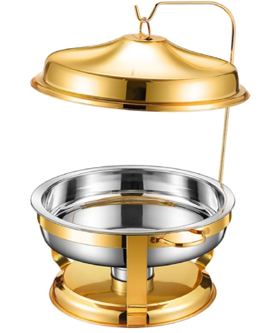 Elegant Stainless Steel Hanging Buffet Chafing Dish for Food Warmers