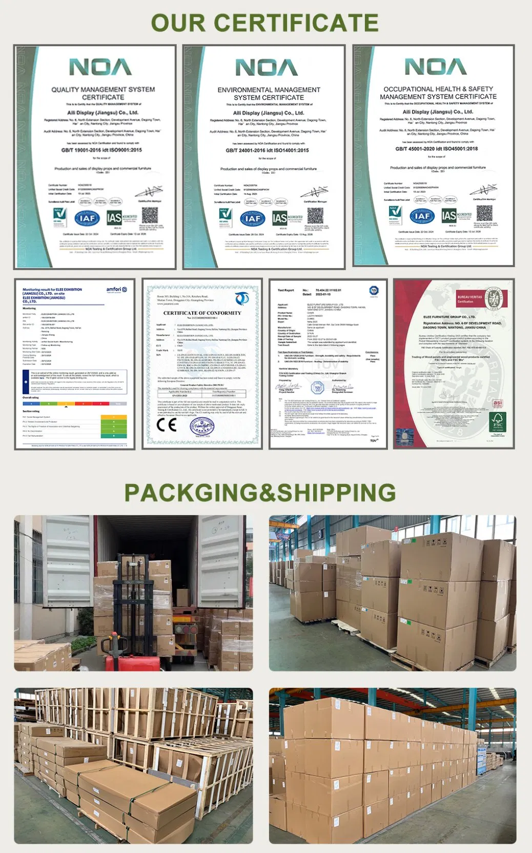 Certification Documents