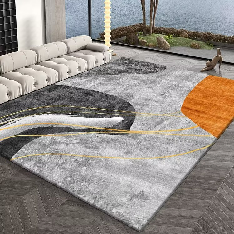 Xinlan Luxury Decorative Big Center Large Soft Custom Traditional Vintage Area Rug for Living Room Center Rug