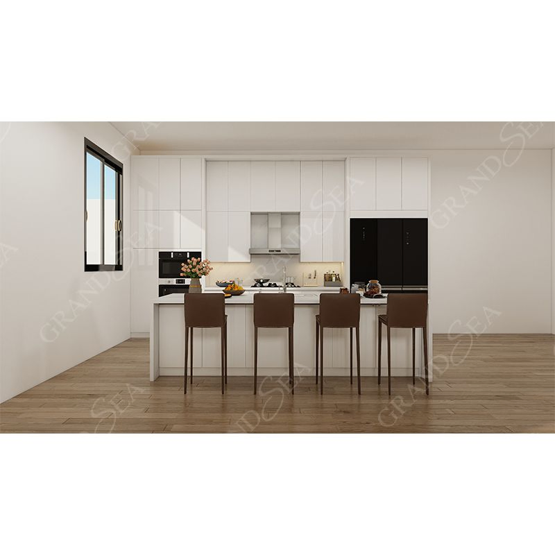 Supplier Price Whole Kitchen Custom Wood Kitchen Cabinet &amp; Island