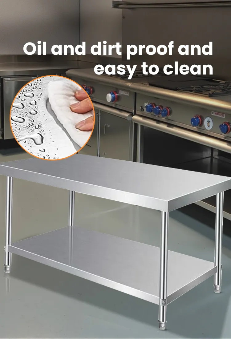 Stainless Steel Workbench View 4