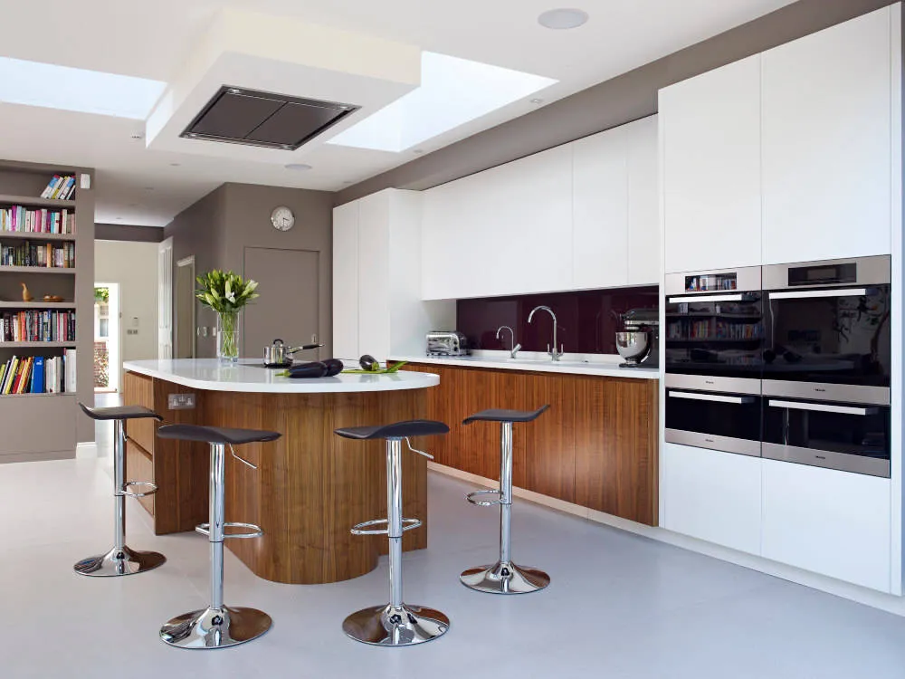 Kitchen Island Wood Grain