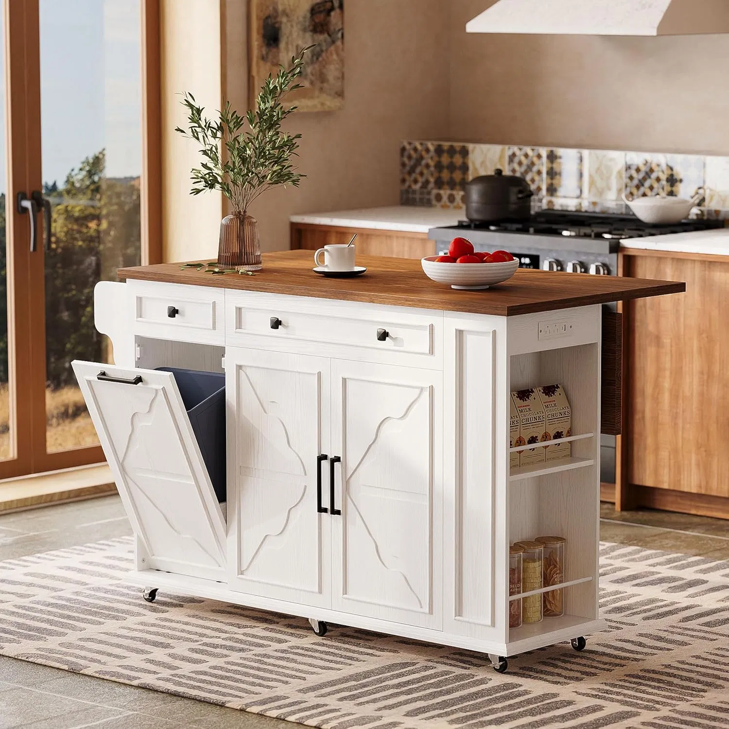 Kitchen Island View 1