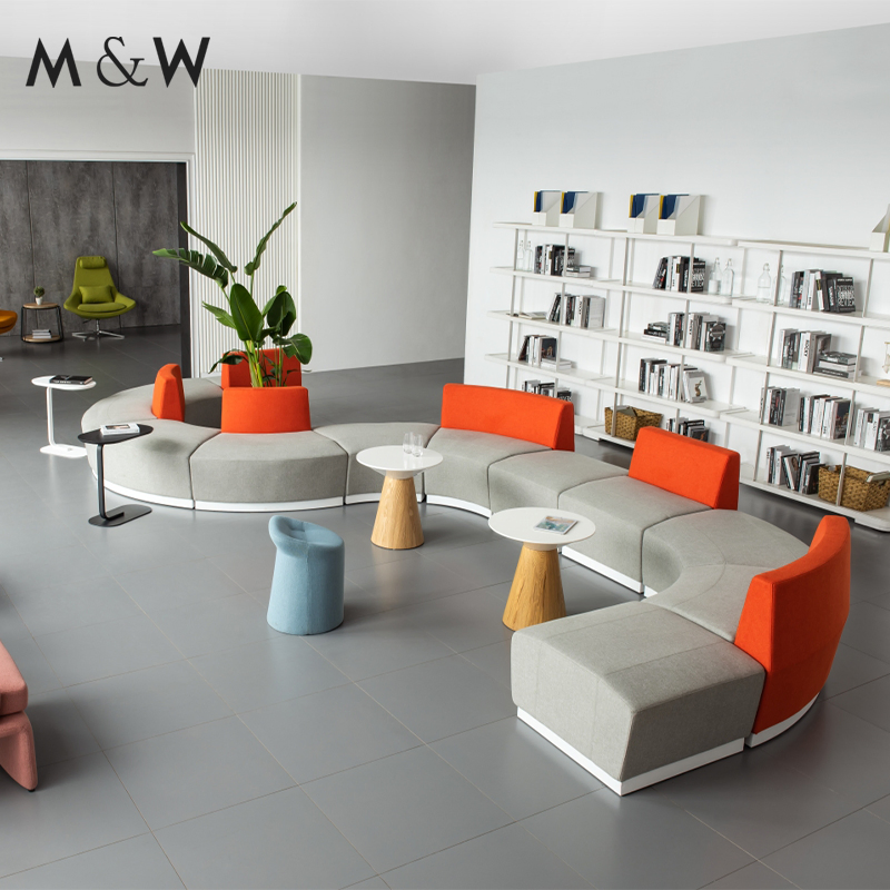 M&W Modern Office Sofa Luxury Modular Sectional Sofa Set Furniture